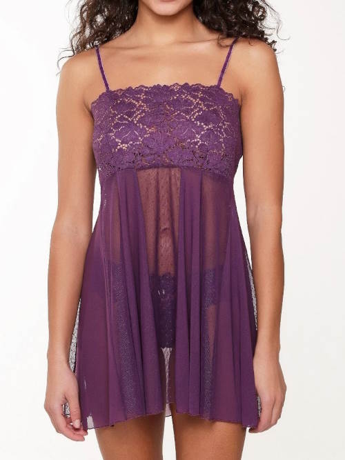 LingaDore Majesty purple purple slipdress
