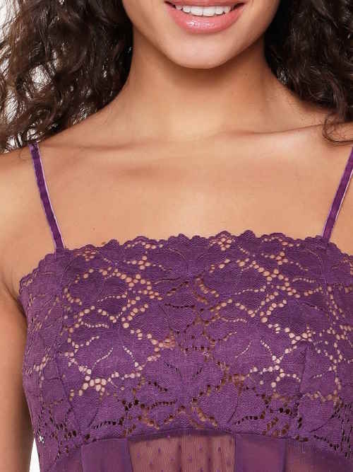 LingaDore Majesty purple purple slipdress