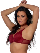 After Eden Tulien red padded bra