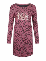 Charlie Choe Cold Days pink/black nightdress