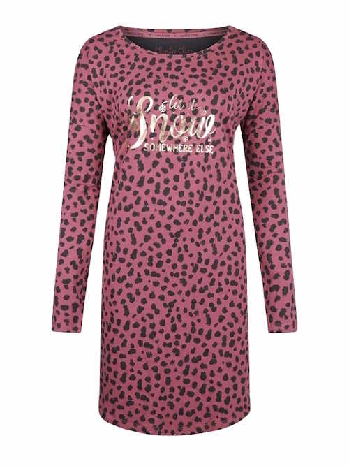 Charlie Choe Cold Days pink/black nightdress