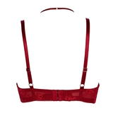 After Eden D-Cup & Up Tender dark red padded bra