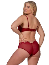 After Eden D-Cup & Up Tender dark red brief