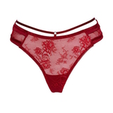 After Eden D-Cup & Up Tender dark red thong