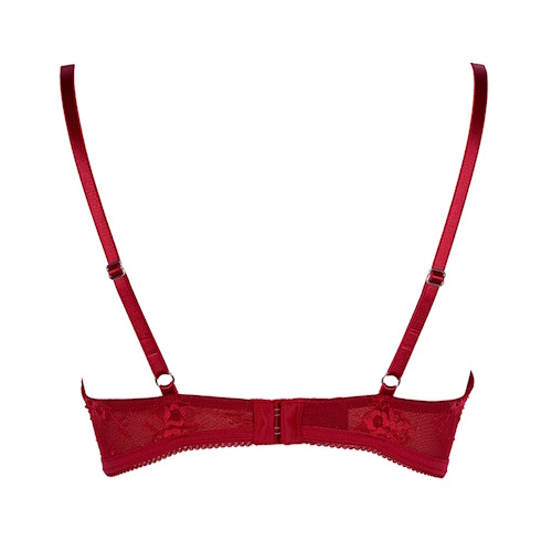 After Eden Thirza dark red push up bra
