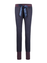 Charlie Choe Cold Days navy/print pyjama pant