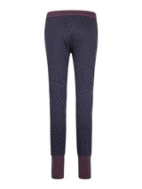 Charlie Choe Cold Days navy/print pyjama pant