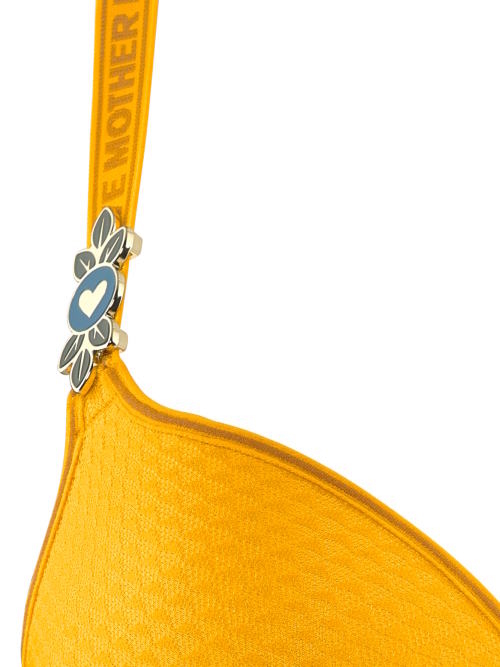Marlies Dekkers Lady Leaf ochre yellow push up bra