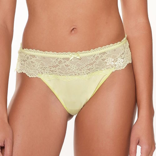 LingaDore Daily Basic sunny lime thong