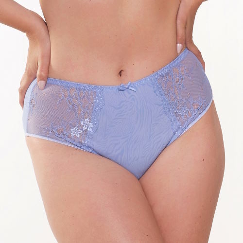 LingaDore Daily Maxi Slip misty blue high waist brief