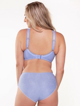LingaDore Daily Maxi Slip misty blue high waist brief