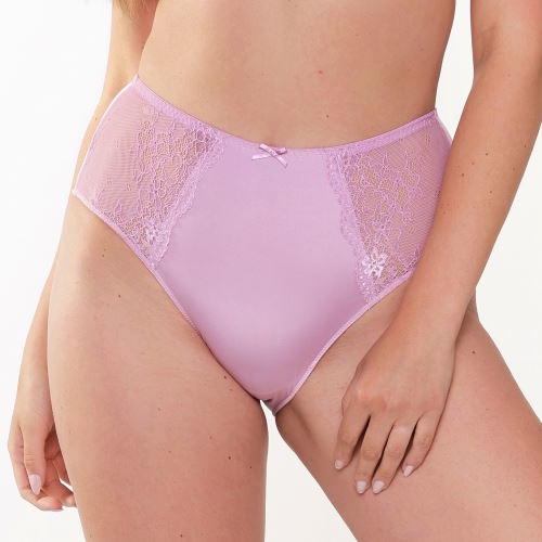 LingaDore Daily Maxi Slip pink lavender high waist brief