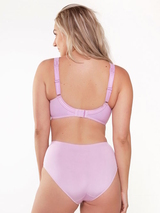 LingaDore Daily Maxi Slip pink lavender high waist brief