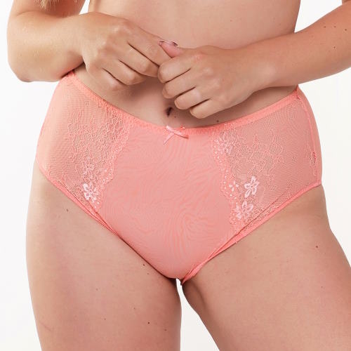 LingaDore Daily Maxi Slip coral high waist brief