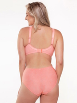 LingaDore Daily Maxi Slip coral high waist brief