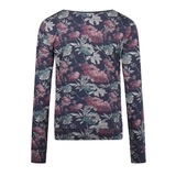 Charlie Choe Cold Days navy/print sleep shirt