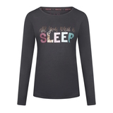 Charlie Choe Cold Days dark grey sleep shirt