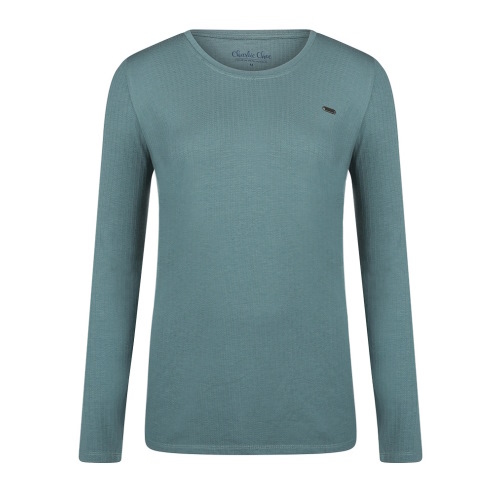 Charlie Choe Cold Days green sleep shirt