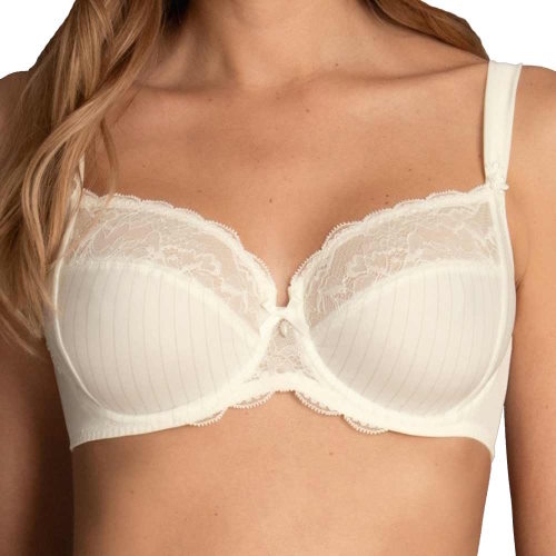 Rosa Faia Antonia ivory non-padded bra