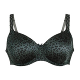Rosa Faia Joy green/print non-padded bra