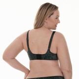 Rosa Faia Joy green/print non-padded bra