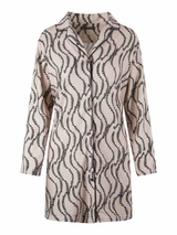 LingaDore Night Smoke white/print nightdress