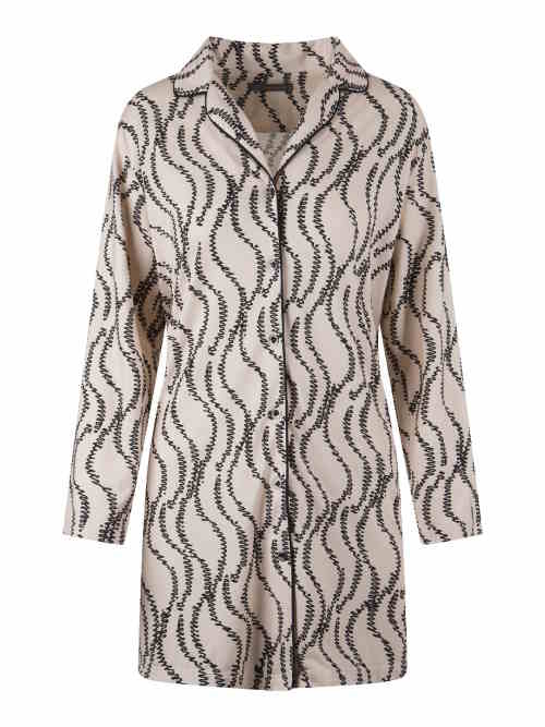 LingaDore Night Smoke white/print nightdress