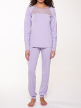 LingaDore Night Happy colour violet pajama
