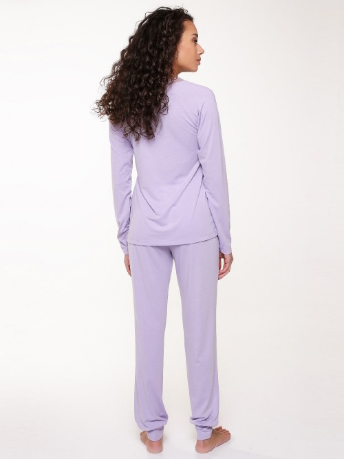 LingaDore Night Happy colour violet pajama