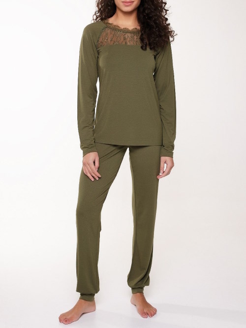 LingaDore Night Happy colour green pajama