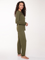 LingaDore Night Happy colour green pajama
