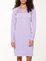 LingaDore Night Happy colour violet nightdress