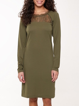 LingaDore Night Happy colour green nightdress