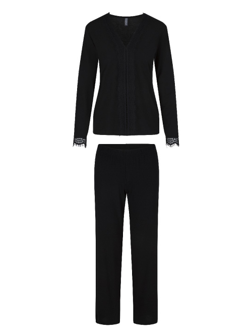 LingaDore Night Happy colour black pajama