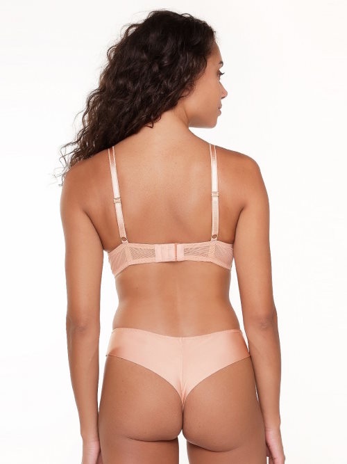 LingaDore Dusty Desert blush thong