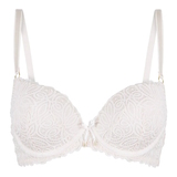 LingaDore Powder Puff off white push up bra