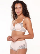 LingaDore Shell blush high waist brief