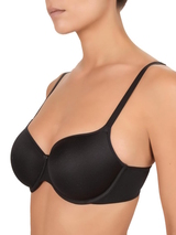 Felina Solid Memory Foam black padded bra