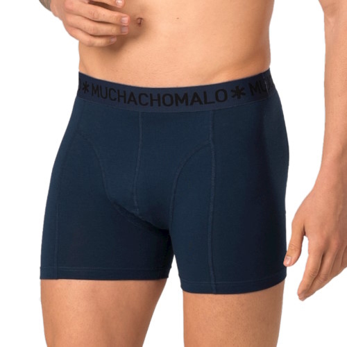 Muchachomalo Micro navy blue sport boxershort