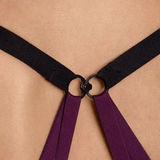 Triumph Free Motion black/purple sport bra