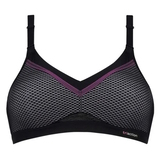 Triumph Free Motion black/purple sport bra
