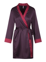 LingaDore Night Winetasting bordeaux kimono