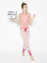 Charlie Choe Mystic Dreams pink/coral sleep shirt