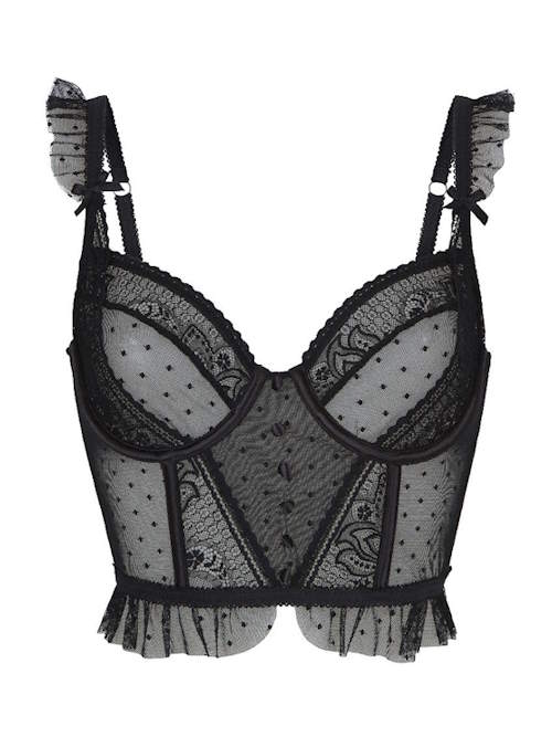 LingaDore Dakota black non-padded bra