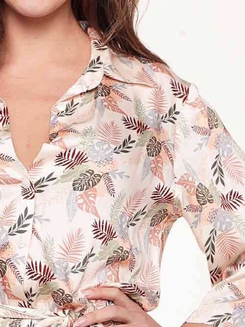 LingaDore Night Autumn Leaves brown/print jumpsuit