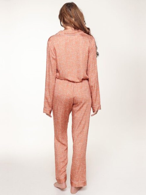 LingaDore Night  Bisque Autumn brown/print pajama