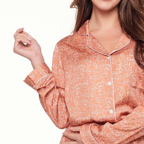 LingaDore Night  Bisque Autumn brown/print pajama