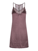 LingaDore Night Brown Dots brown slipdress