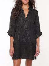 LingaDore Beach Black & White black/gold tunic
