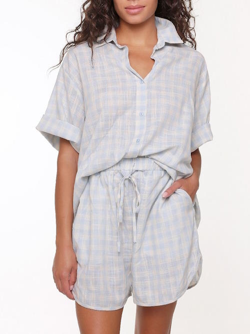 LingaDore Night  Hot summer nights baby blue shortama